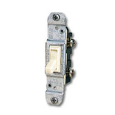 Leviton 1451-4 Quickwire and Side Wired Framed Single-Pole, Less Ears with Grounding Screw